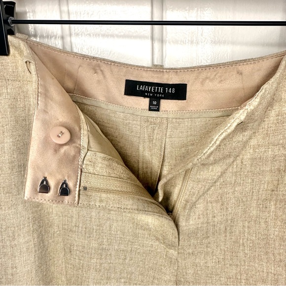 Lafayette 148 New York Ryerson Wool & Cashmere-Blend Culotte, Size 10 Shorts - Picture 4 of 6